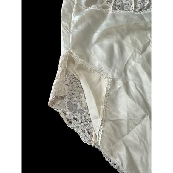 Vintage Repose cream colored one piece teddy lingerie sz M - Picture 6 of 11